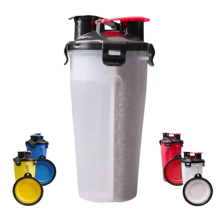 

Mikenda Wholesale Top Quality Pet Dog Foldable Bottle Water And Food Bowls, As picture