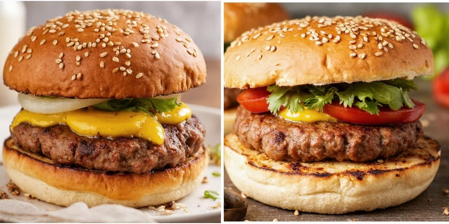 Chilling turkey burger patties on a tray