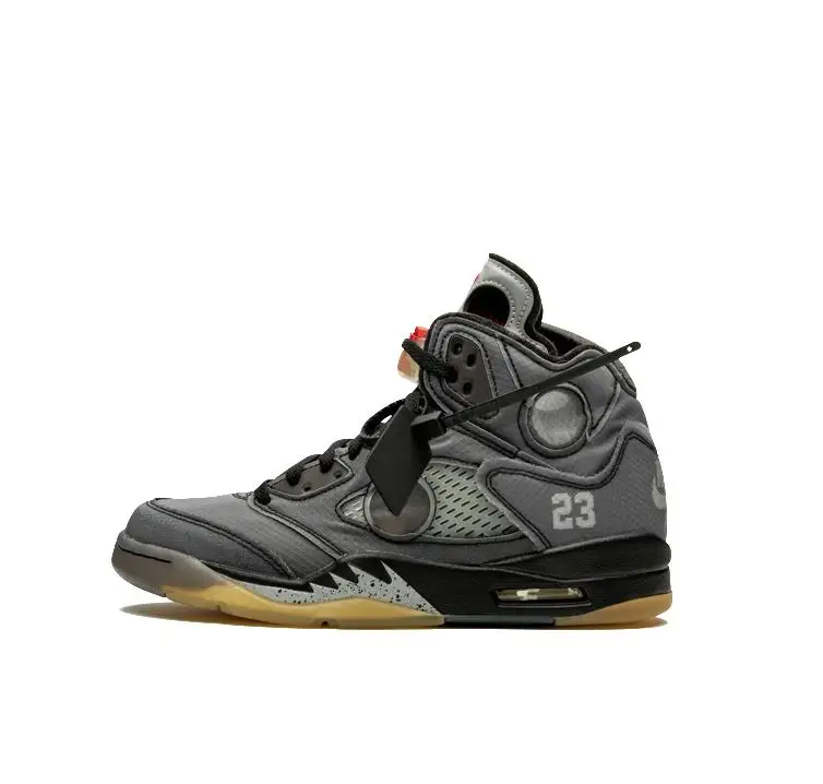 

Jordan 5 Retro OW Black top high quality men's women's fashion casual sports basketball running zapatillas shoes sneakers