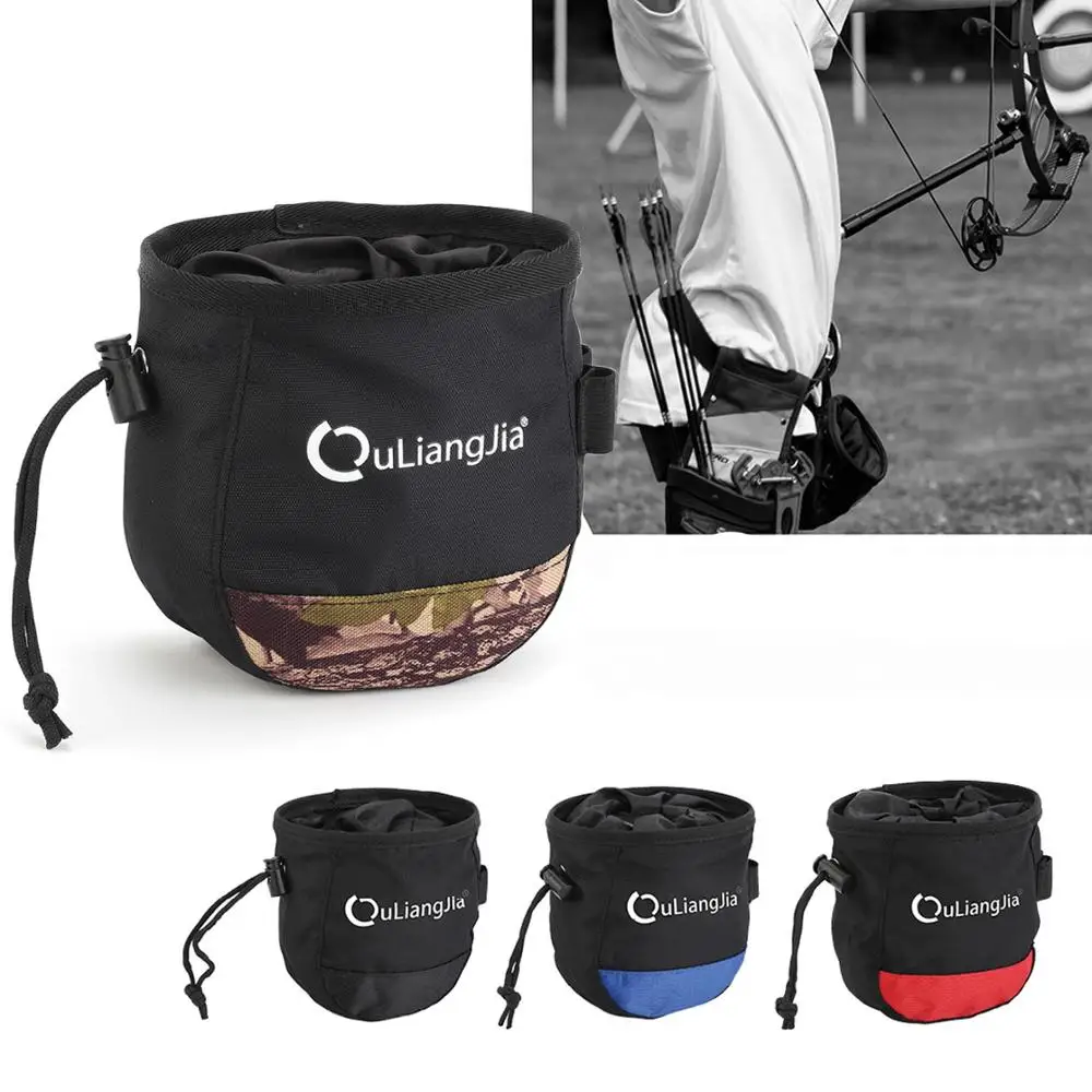 

Multicolor Design High Quality Archery Release Pouch for Shooting, Black, red, blue, camo for choice