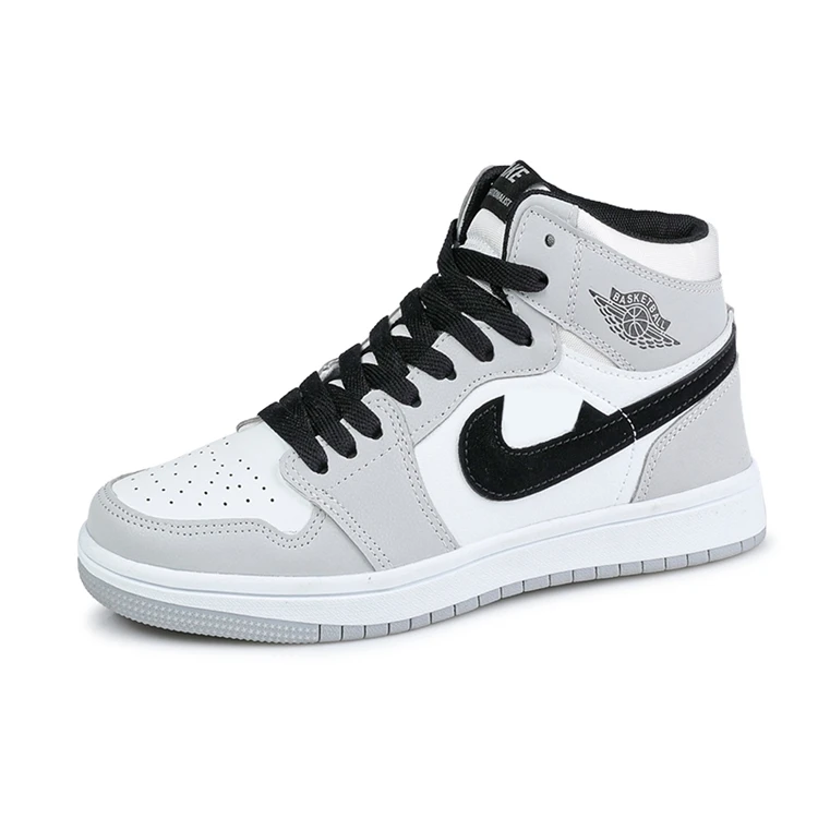 

Attractive Price Elegant White Black Grey PU Causal Shoes for Men Women, White+grey+black