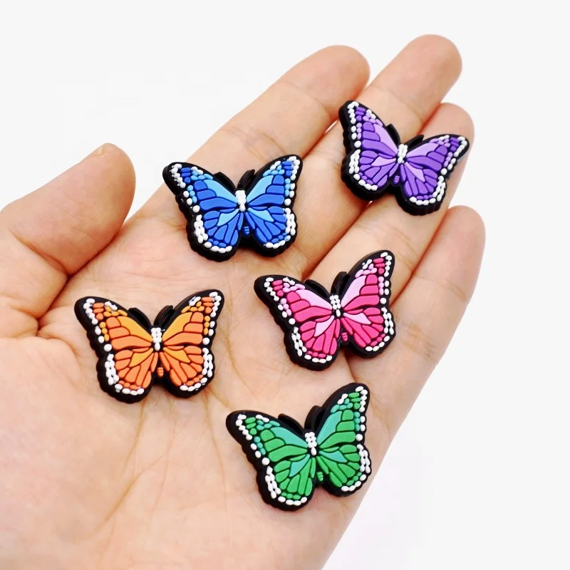 

Cute animal colorful butterflies flowers shoe charms clog accessory