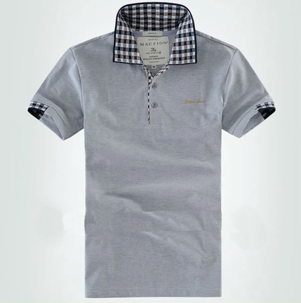 

Wholesale custom men's t-shirt short sleeve polo shirt 2021 summer new style, Blue