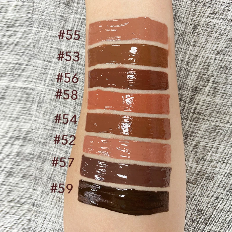 

High Pigment Shiny Glossy Vegan Moisturizing Nude Lip gloss, Available