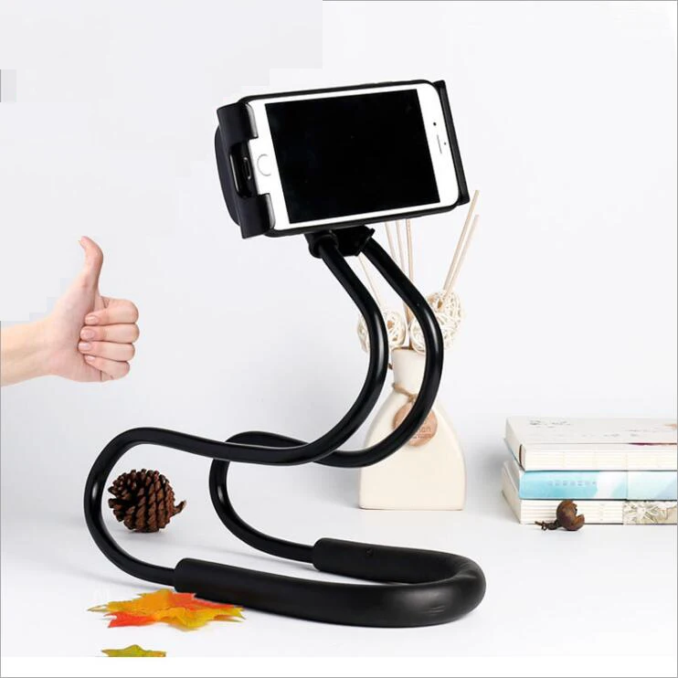 

Lazy 360 Degree Rotation Hanging Neck Phone Stands Bracket Selfie Mobile phone holder