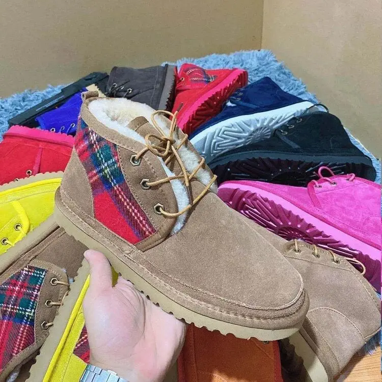 

uggging Boots best price custom Winter DesignerTrend Ladies And Girls uggh Lace-up Ankle Snow Boots Women Shoes for kids Men, Picture