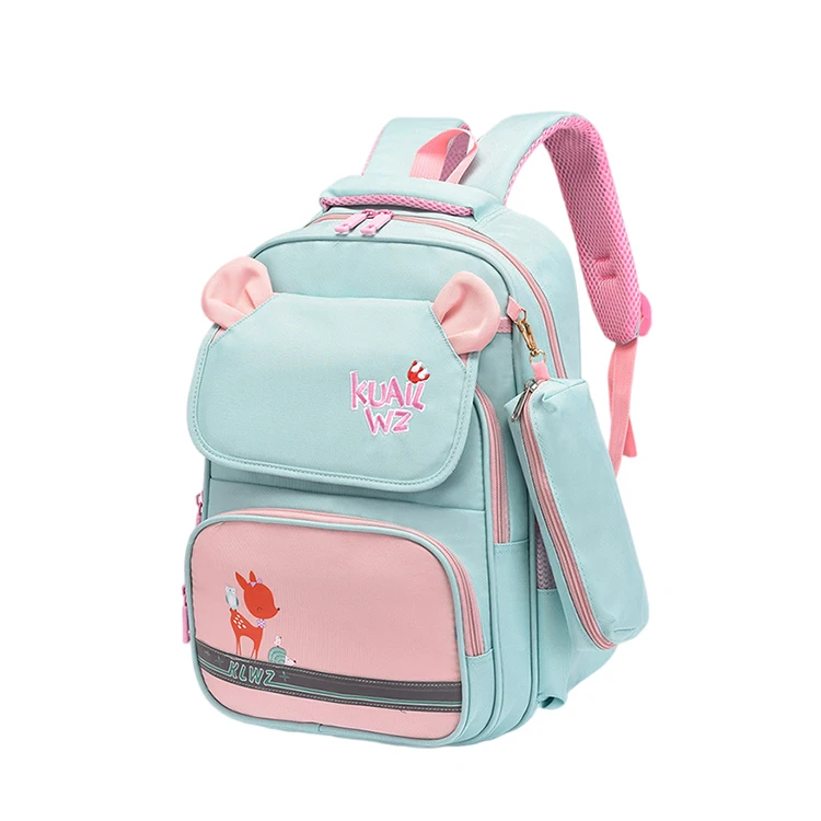 

Waterproof Large Capacity Cute With Ears Backpack Book Bags Students Cartoon School Kids Designer Bag