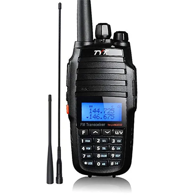 

VHF UHF Dual Band TYT TH-UV8000D 10W Dual Band Handheld Two Way Radio Long Range 10km Walkie Talkie