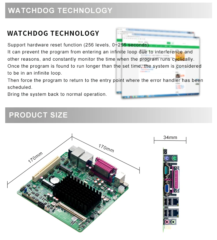 China mini itx motherboard D2550 Pos machine motherboard POS computer mini itx board