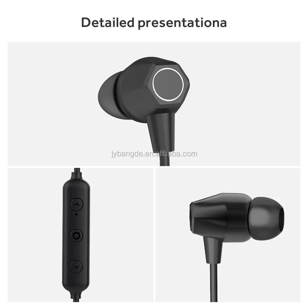 Stylish Gift In-ear Ultra Light Running Headphones Bass Earphone Sports Wireless Headset Hang neck type Stereo wire - ANKUX.COM