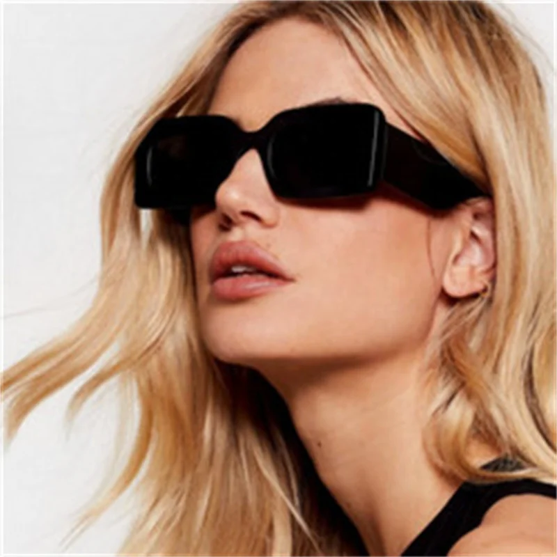 

Rectangle Gafas Del Sol Glasses Lunette Manufacturer Women Bold Sun Glass Custom Fashion Sunglasses 2022, As picture