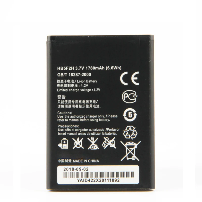 Gb/T 18287-2013 Wireless Router Battery Hb5F2H For Huawei E5330 E5336 E5372 E5375 E5377 Hb554666Raw battery