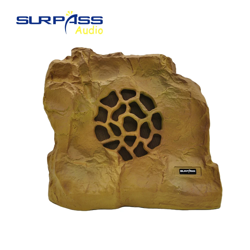 

6.5" 30W passive PA system rock speaker for garden and school, Yellow