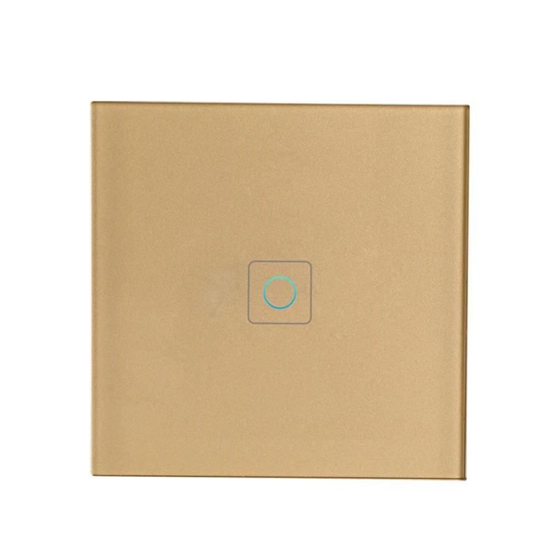2020 UK glass smart wall switch RF433 touch control UK US EU new arrival light home switch