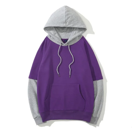 

Splicing Hoodies Korean Fashion Colorful Custom Logo Oversize Hoodie