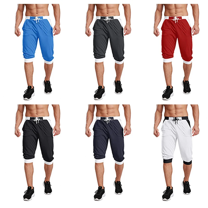 

new arrivals 2021 summer Men's Beach Sports Shorts five pants fashion brand clothing basketball casual pants, Custom color