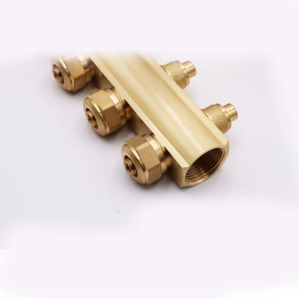 Pex Radiant Floor Heating Brass Manifold For Pipe Under Central Buy