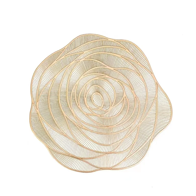 

Round Flower Table Mat Rose Round Place Mats Dining Table Mat Table Centerpiece