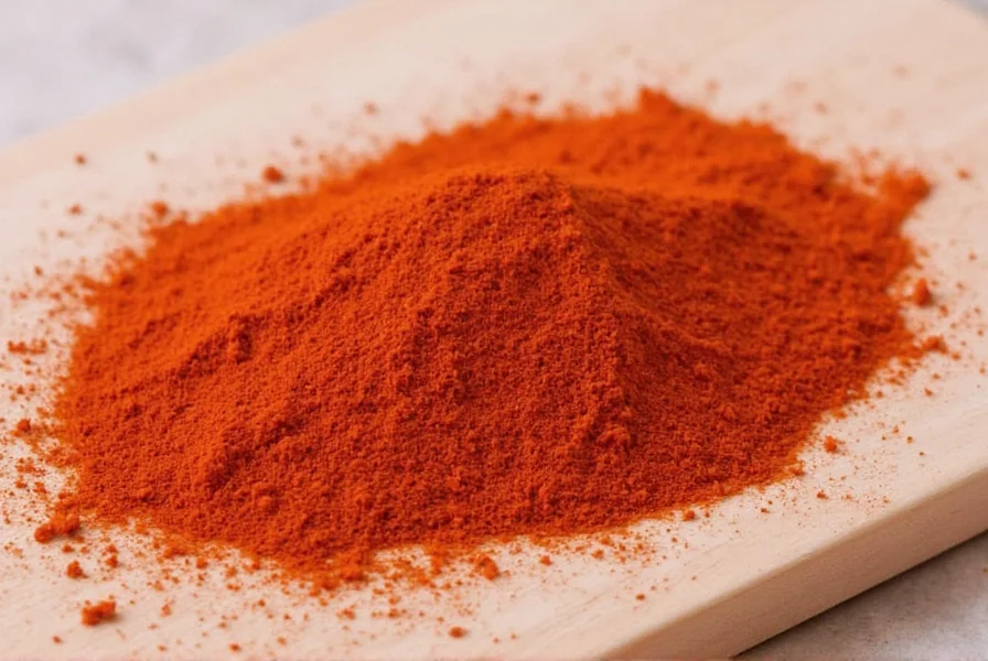 Close-up of various spice substitutes for paprika including chili powder, cumin, and chipotle powder arranged in small bowls