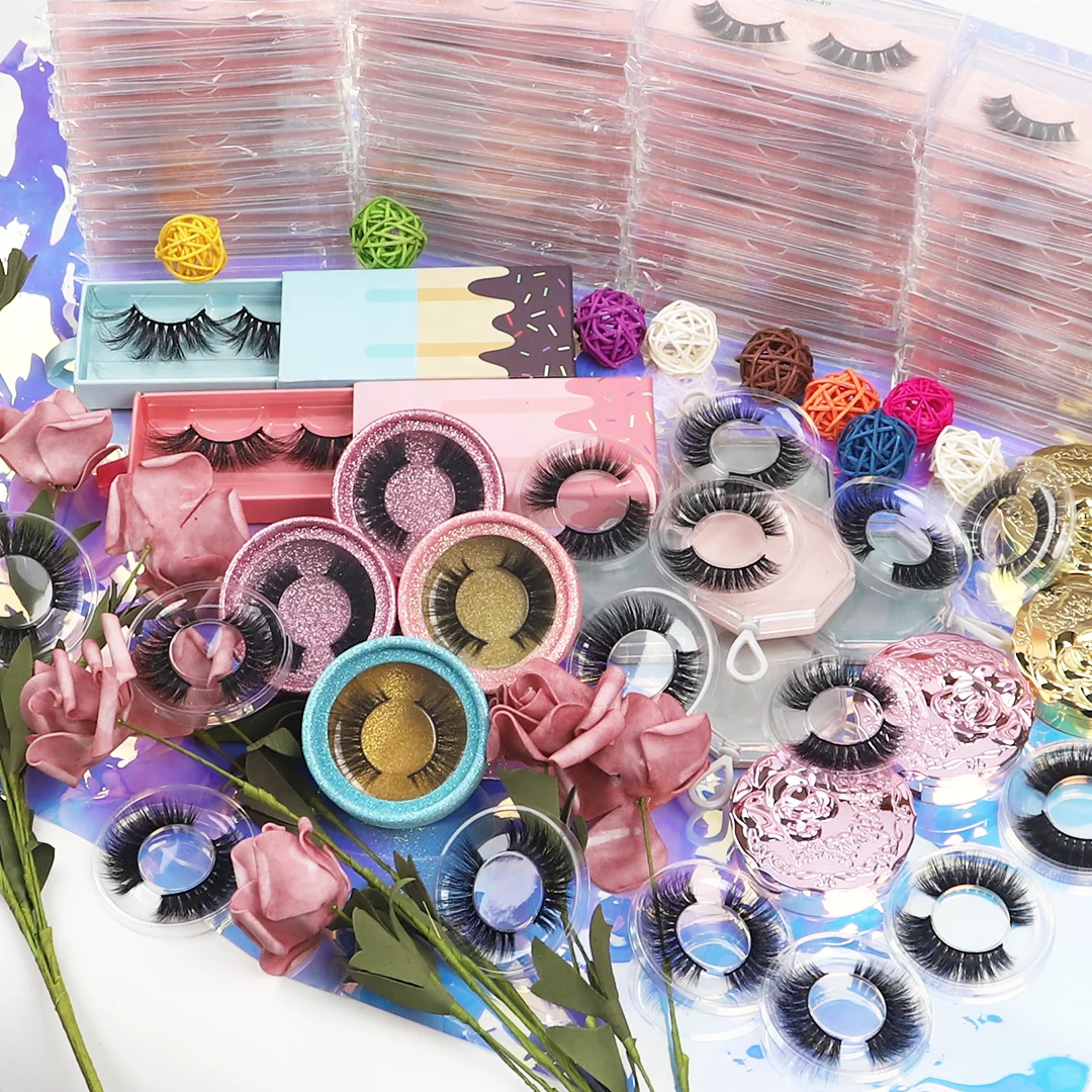 

Silk Eyelash Suitcase Packaging With Wholesale 3D Eyelashes