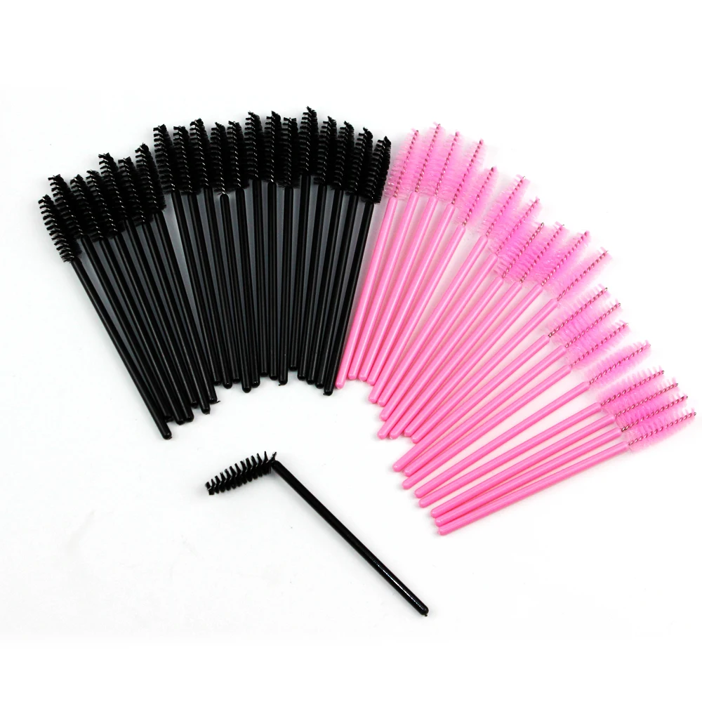 

Wholesale Eyelash Brush disposable Eyelsh Brush eyelash extension cleaning brush, Black