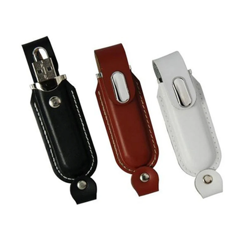 

1 Dollar Products 8Gb Usb 3.0 Leather Pen Drive Usb Flash Drive With Logo