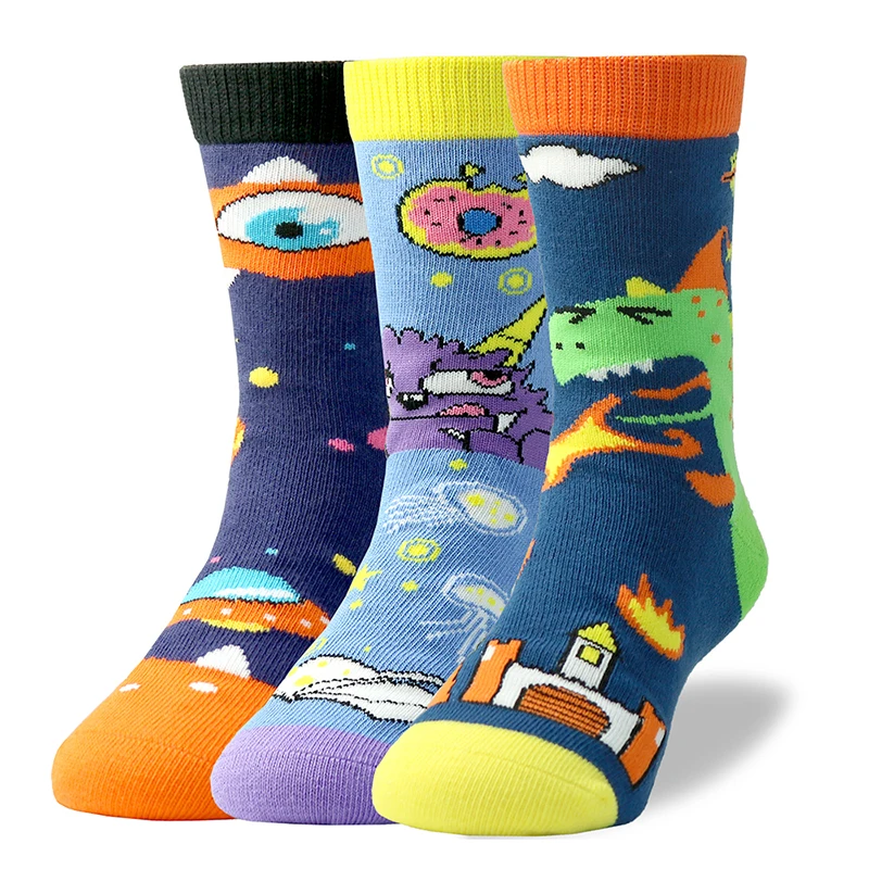 

Wholesale cotton cute socks teen boys school kids crew socks