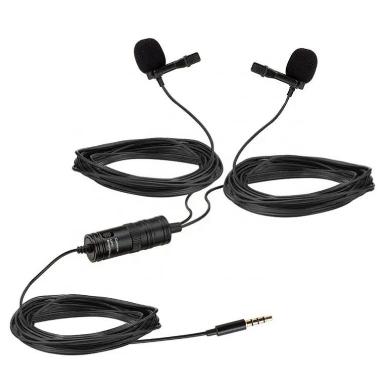 

Ldm-2 Lapel Microphones Lavalier Microphone For Zoom H6, Black