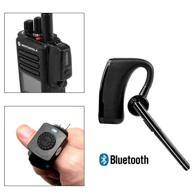 Ecome Earphone Walkie Talkie Nirkabel 