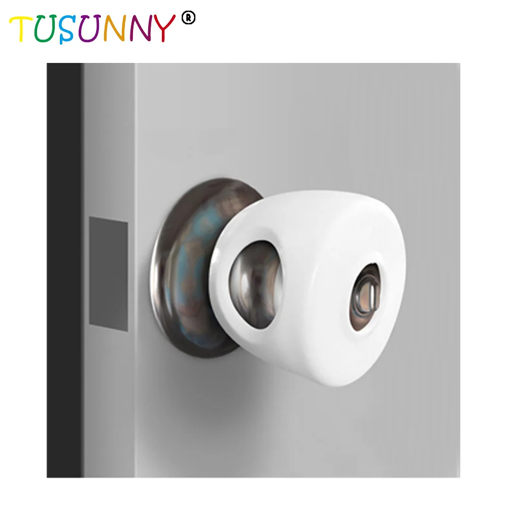 

Door Knob Safety Cover for Kids Child Proof Baby Safety Door Knob Cover, White