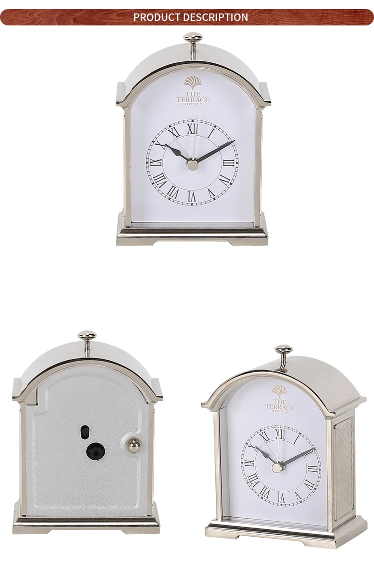 Personalized Quartz Clock With Arched Top