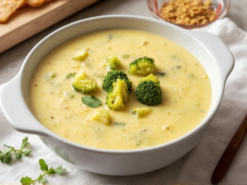 Best Broccoli Cheese Soup: Chef-Tested Recipe & Tips