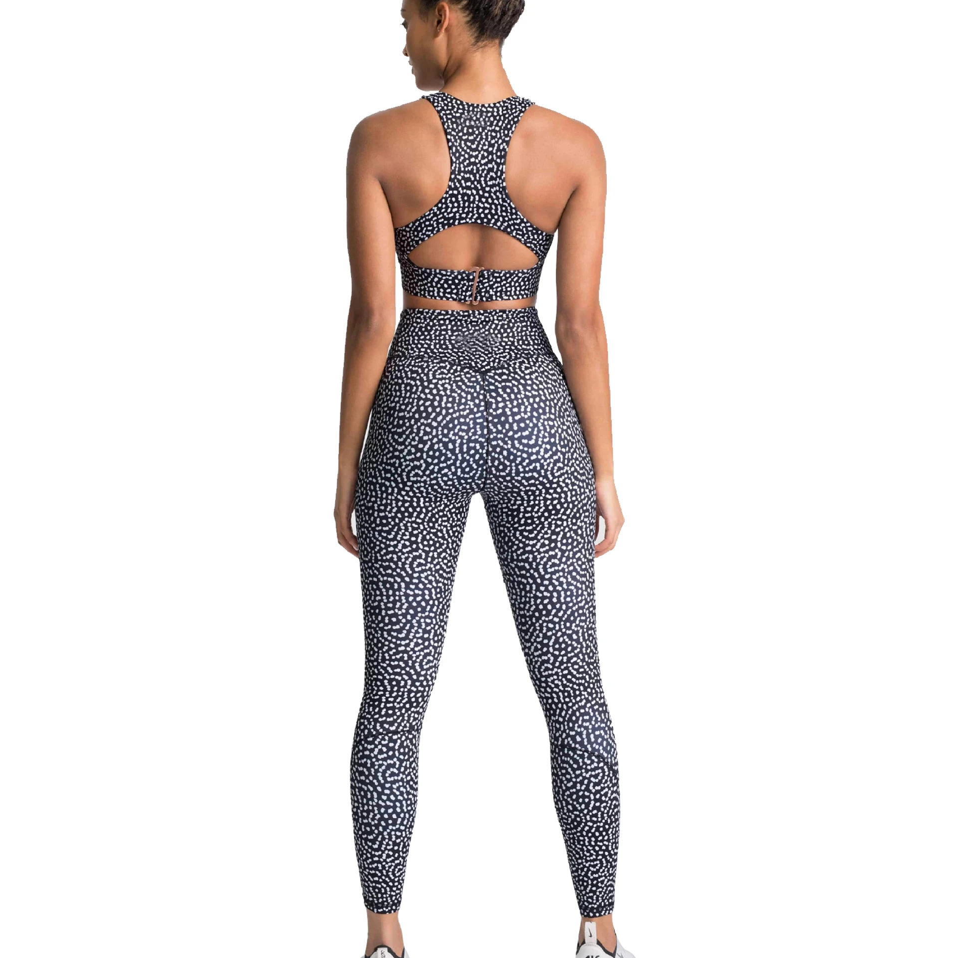 

Hot Sale Woman Compression Gym Workout Fitness Exercise Workout Sportwear Set