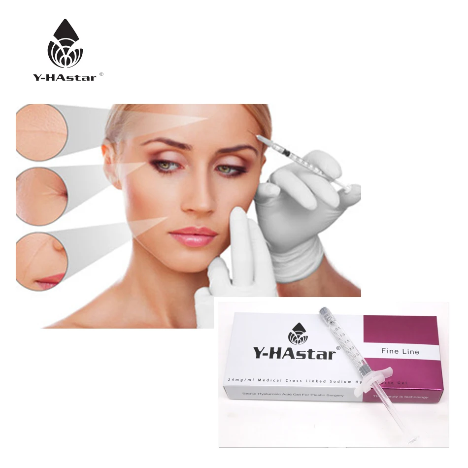 

Anti Aging Anti Wrinkle Production 3ml Hyaluronic Acid Injection Ha Gel Syringe Facial Dermal Fillers