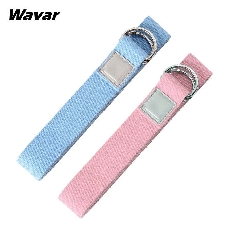 

organic cotton yoga strap yoga strap 100% cotton with good quality