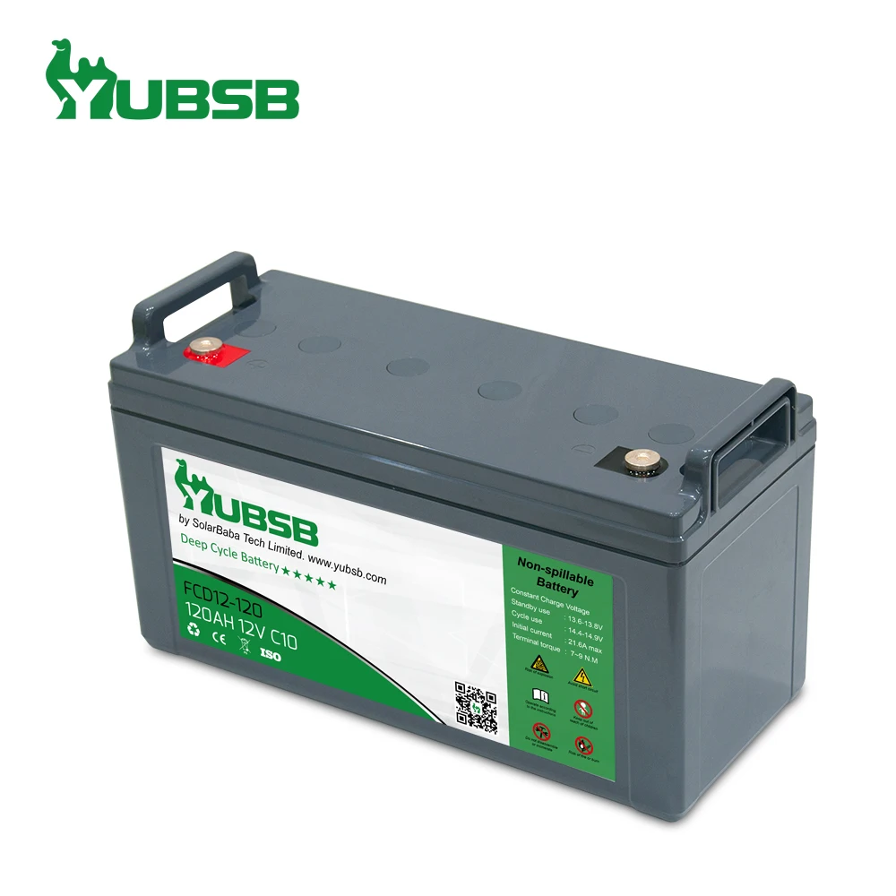 
Maintenance free rechargeable solar energy storge 12 volt batteries 120ah for wind solar power system 
