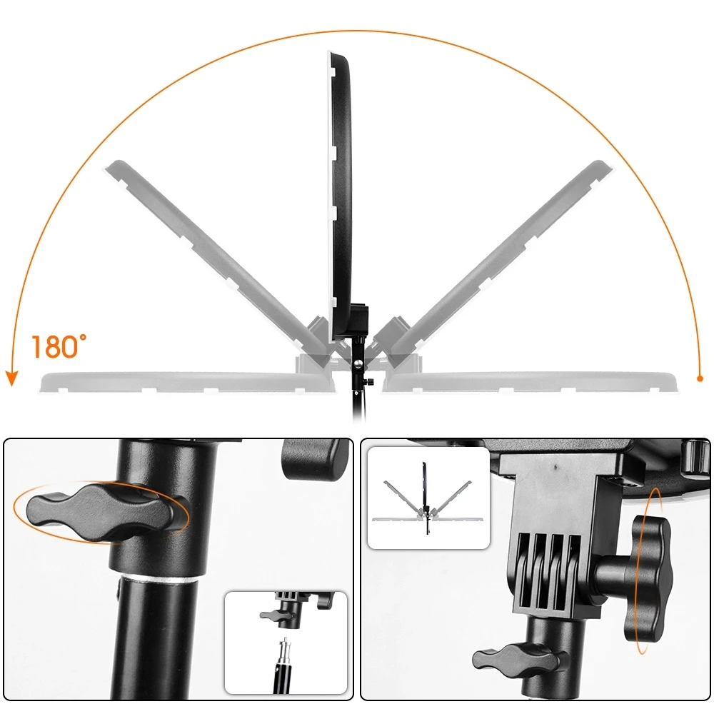 Live Broadcast Led Photography Ring Light 5500k Selfie 10 Inch 18 Inch Ring Fill Light Led Ring Light With Tripod Stand 21