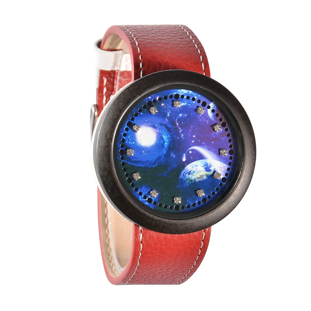 

Wholesale erkek kol saati 43mm touch digital Led watch mens montres-homm horloge relojes-hombr al por mayor
