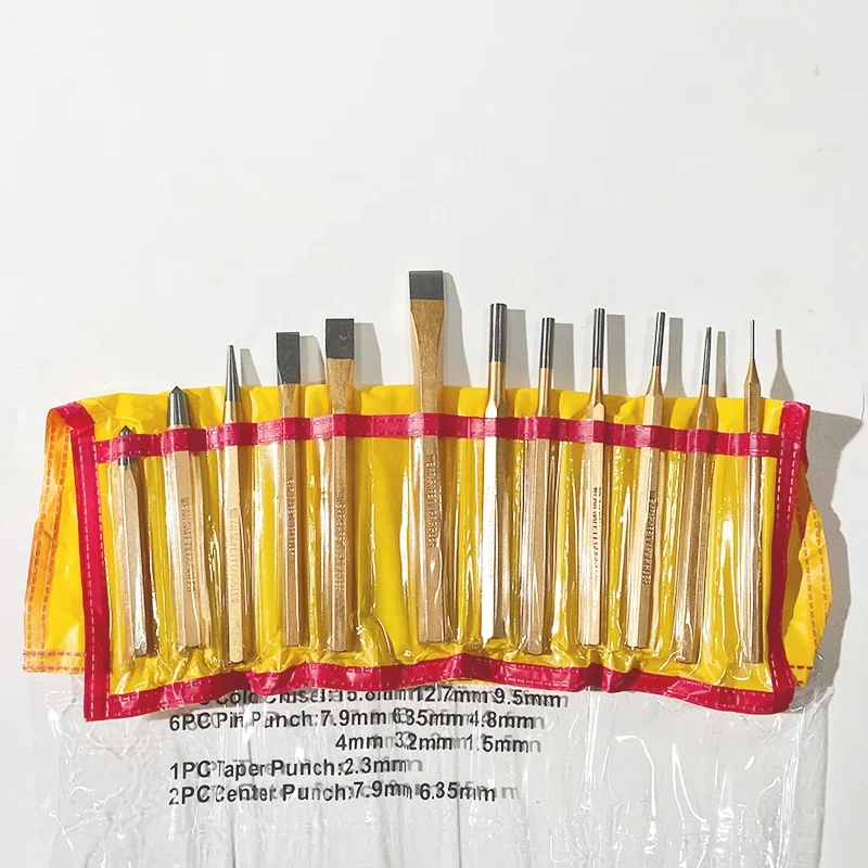 Impa 613088 150mm,7pcs/set Crv Alloy Chisel Punch Sets Combination