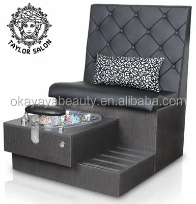 

pedicure sedia di lusso black pedicure chair, Diverse optional