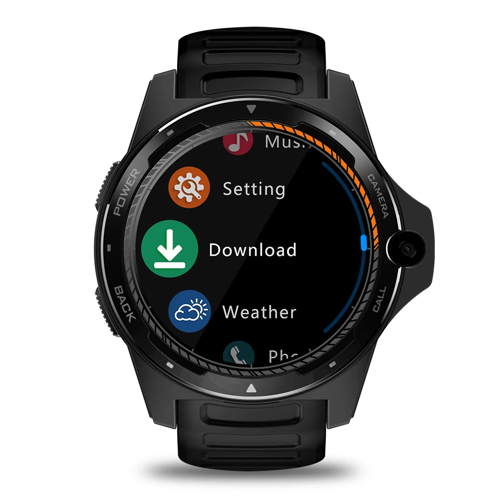 

2020 big batterie touch screen wifi smart watch iphone compatible Smart Watch Thor 5 zeblaze watch phone 4G LTE Sim card