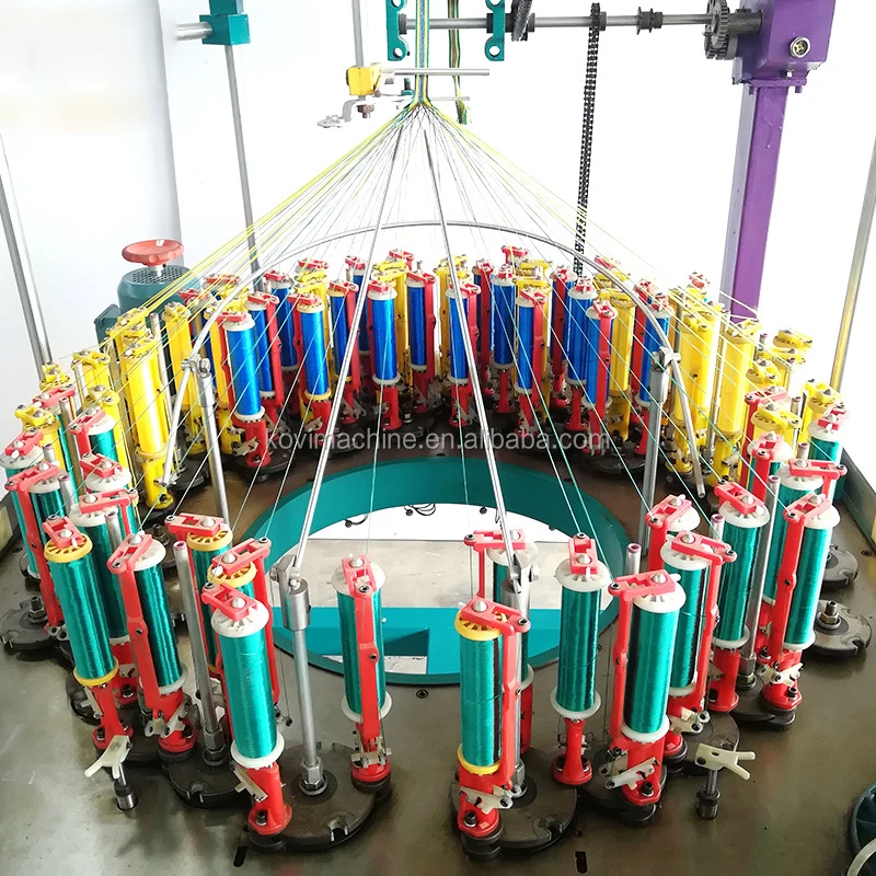 High Speed Wire Harness Taping Machine16 Carrier Rope Cord Braiding