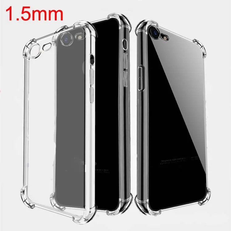 

Newest Crystal Airbag Small Hole Design Camera Protector Soft Transparent Phone Back Cover Case for iphone 12 Pro (6.1)