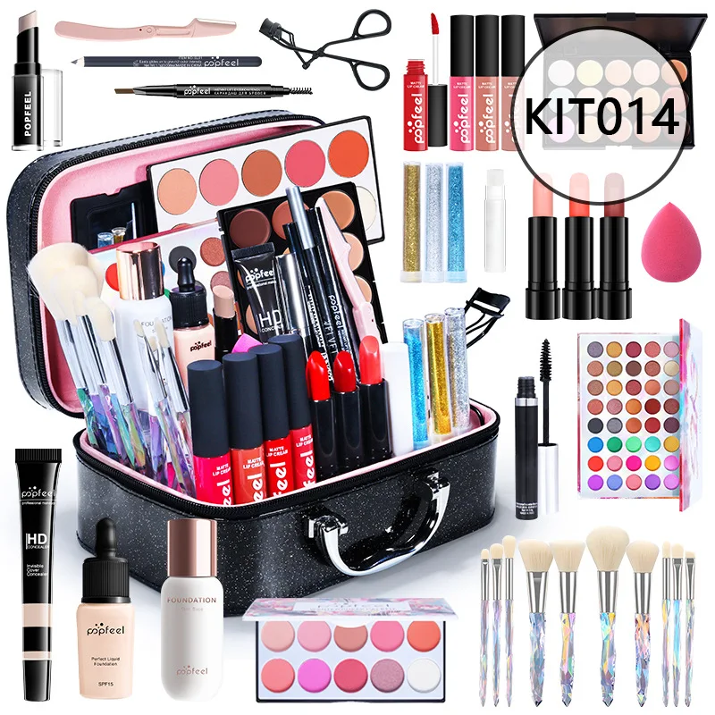 

Women Make Up kit Custom Full Big Makeup Palette Gift Kit 1 Set Women Professionals Complete Full Set Cosmetics Makeup Sets