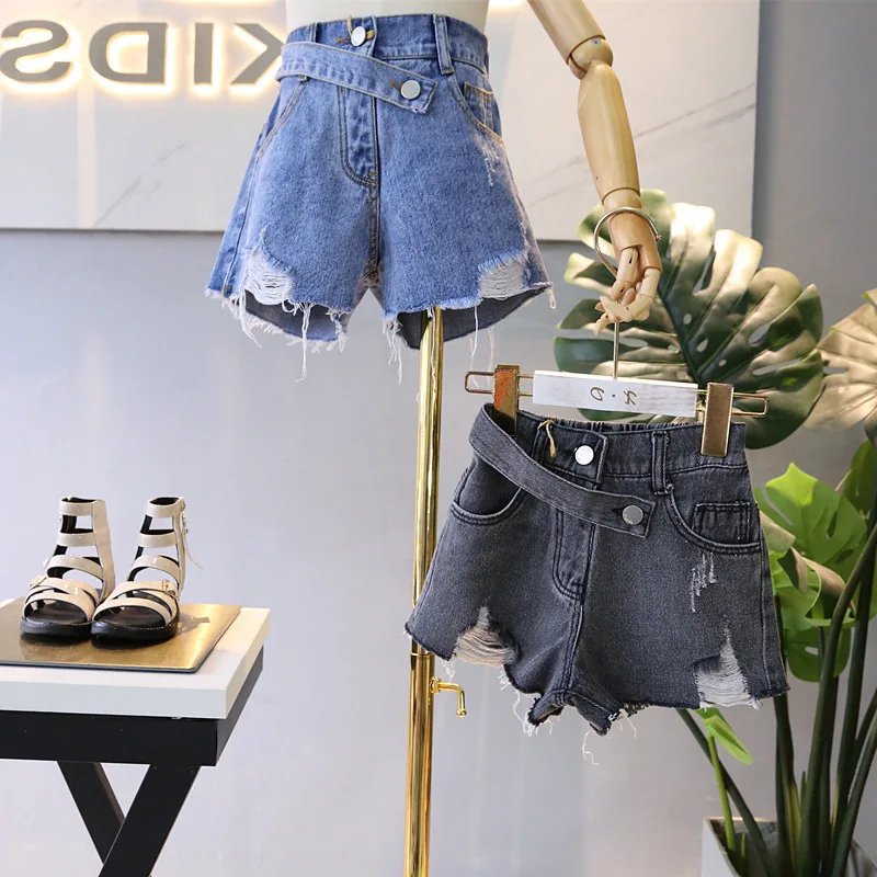 

New Fashion toddler girls short jeans summer solid short denim hot shorts for girls, Picture shows