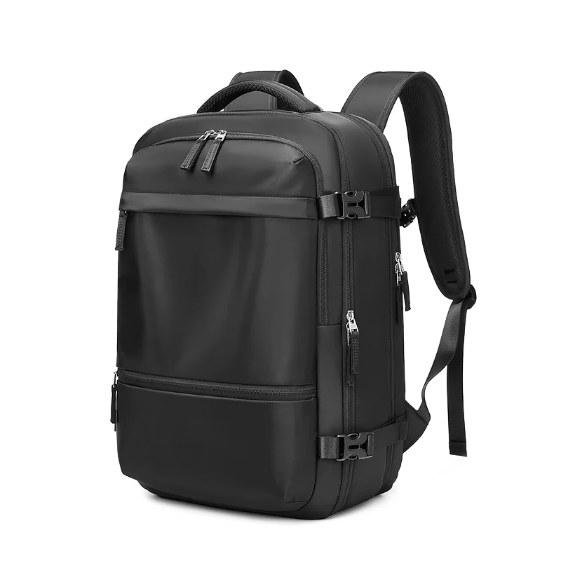 

hot sell newest fashionable 3 pc zipper backpack expandable custom waterproof backpack for men