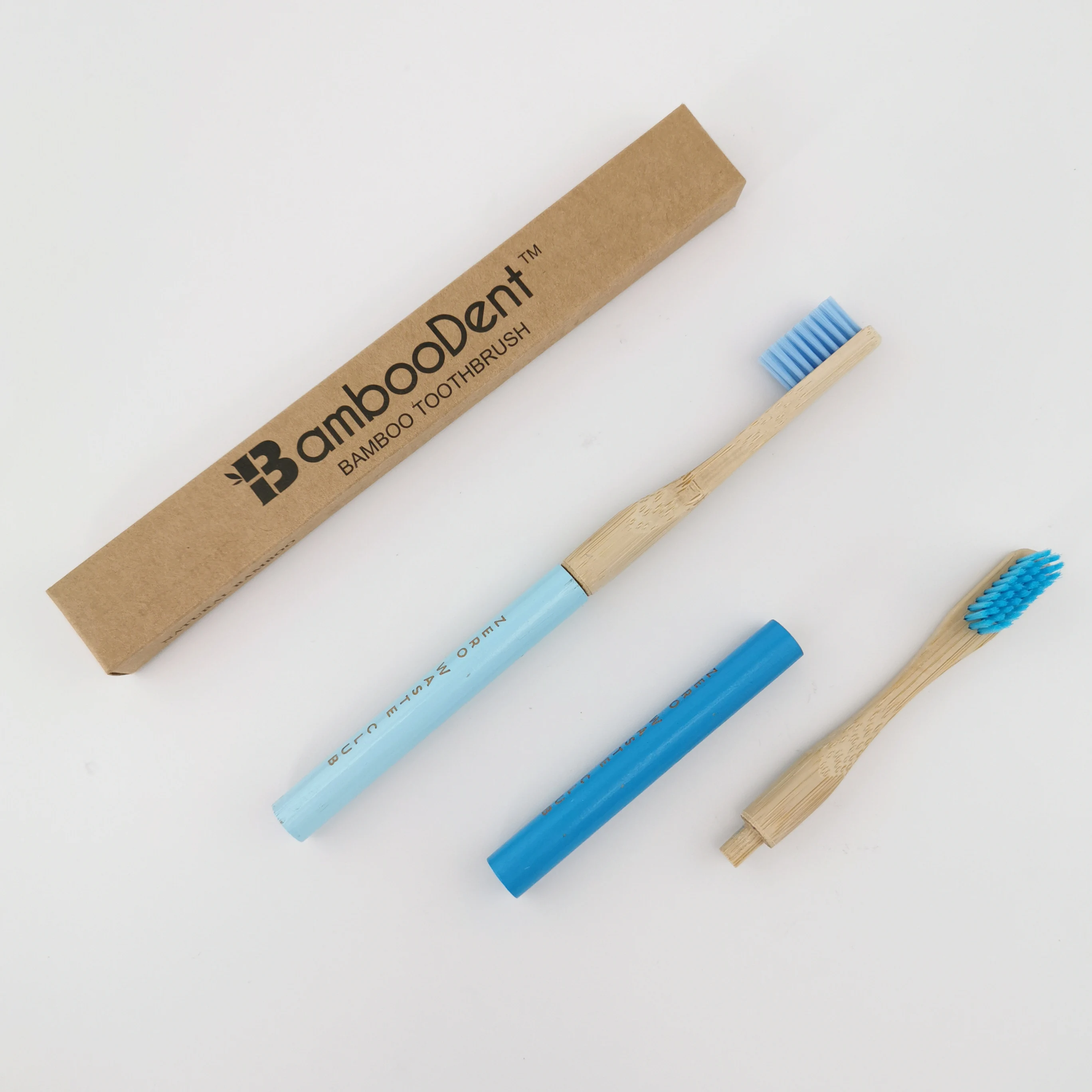 100% biodegradable wholesale bamboo toothbrush replacement heads ecofriendly bamboo toothbrush head