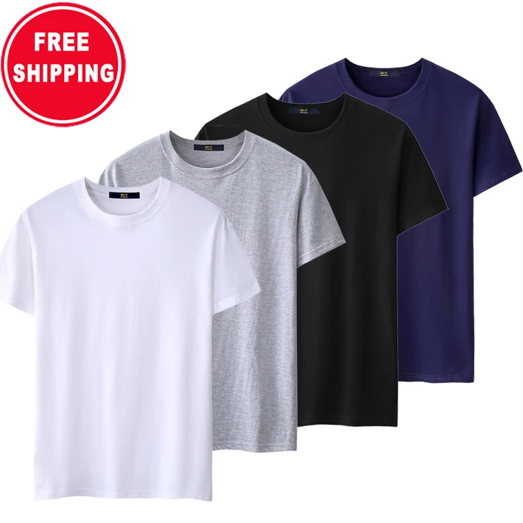 

Custom unisex 100% cotton plain t shirt fashion wholesale black white t shirt men's t-shirts