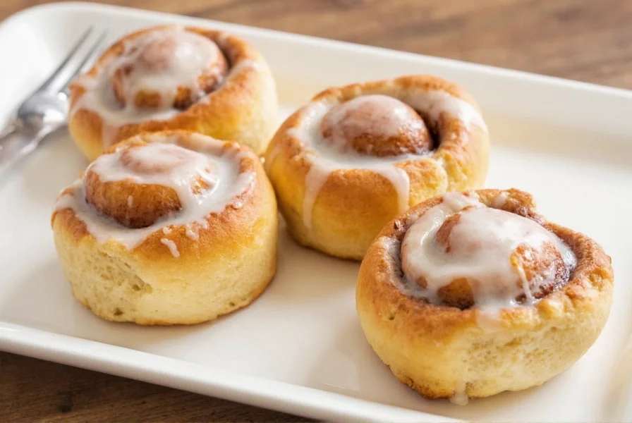 Step-by-step photos showing cinnamon roll dough preparation, rolling technique, and proper spiral formation before baking