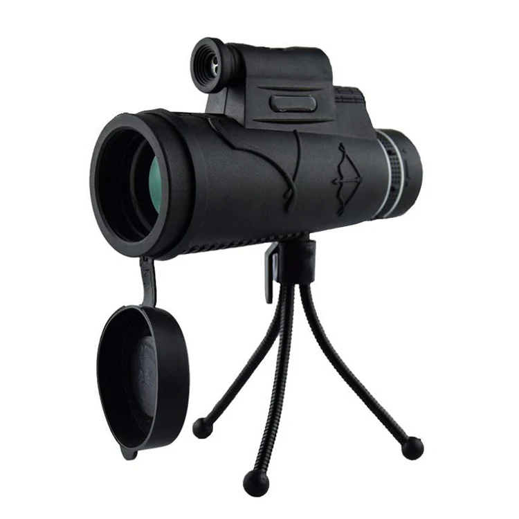 

HD high magnification outdoor night vision laser light illuminated monoculars, Black